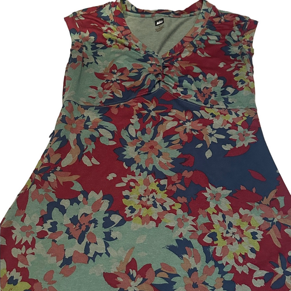 Small Rei Multicolor Floral Dress - Picture 2 of 6